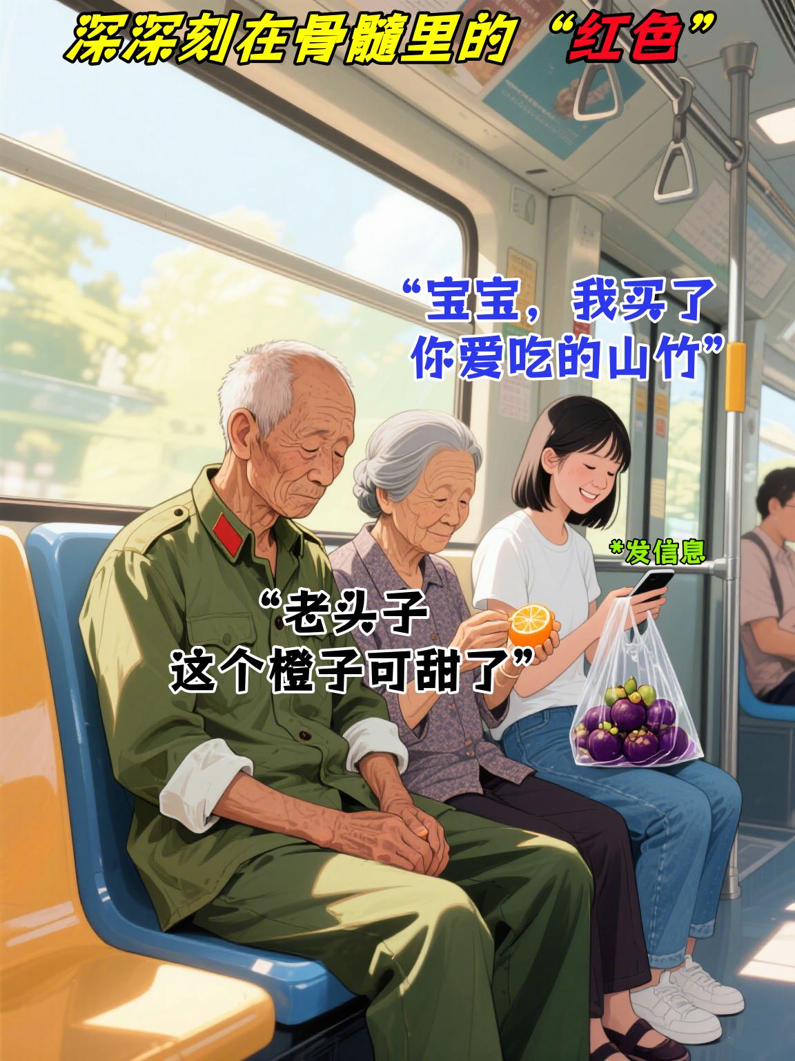 他忘了全世界，却没忘守护我们！一位患有阿兹海默症的退伍军人爷爷乘坐公交...