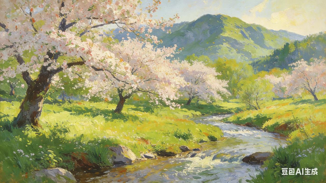 四季之韵
    
        春天的味道，是花挤着花，香推着香。
 