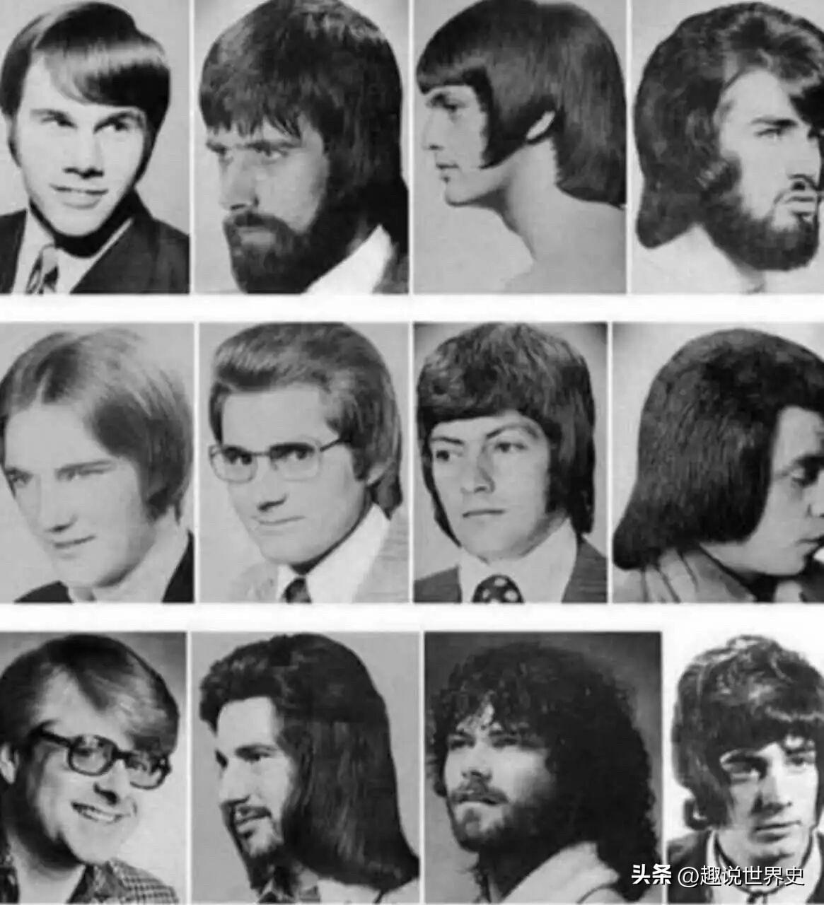 历史老照片：1977年美国男士的时髦发型

当年美国时尚杂志上大力推荐过…男生发