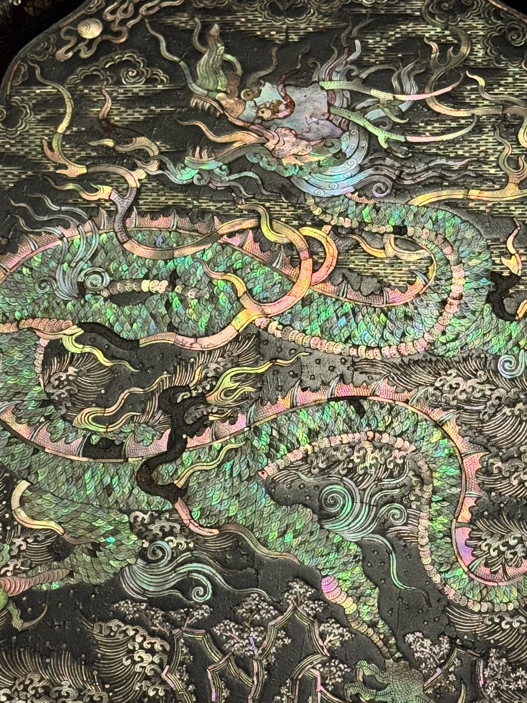 这是螺钿工艺的极品啊，东京博物馆藏品