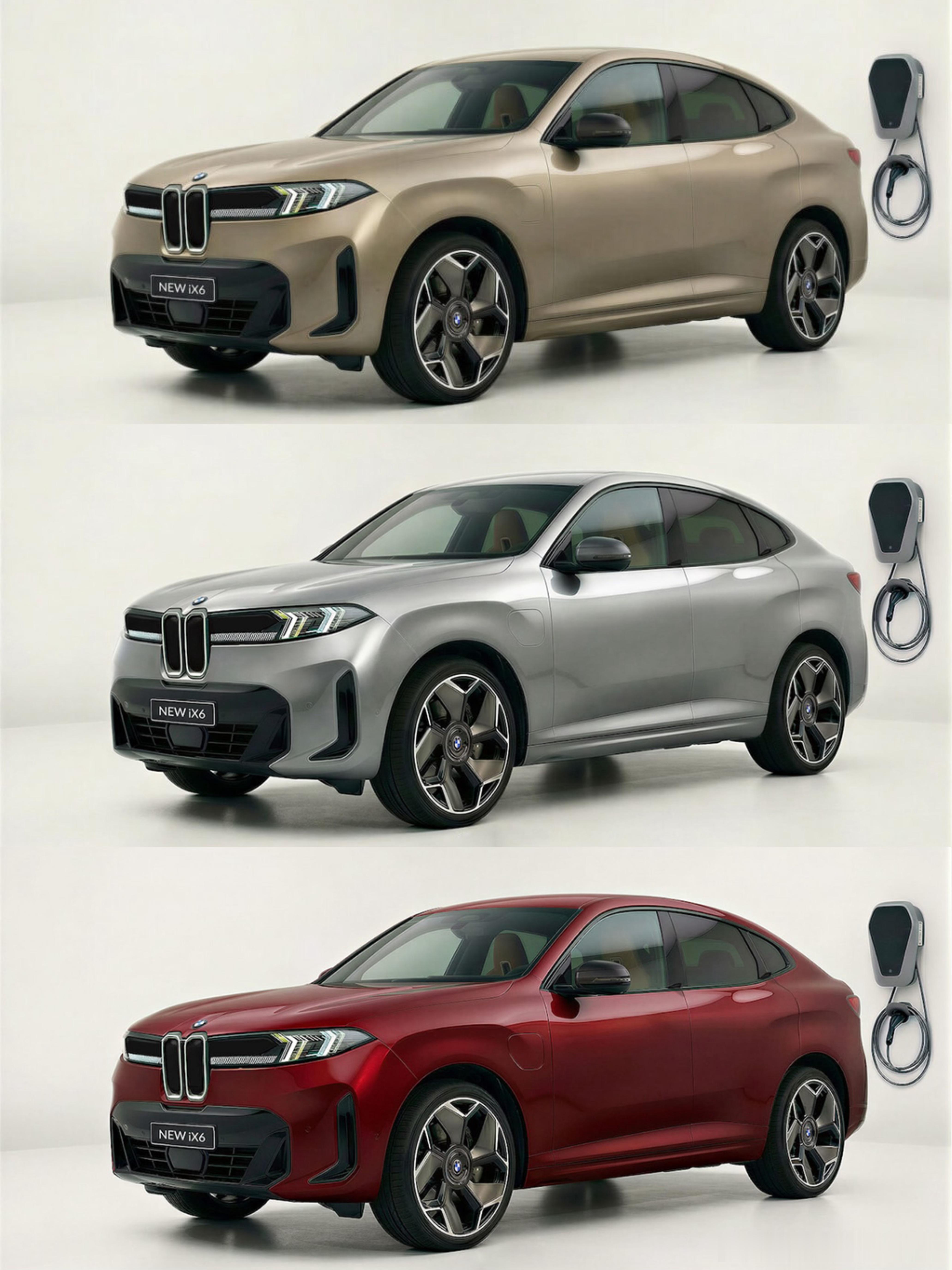 全新一代宝马X6渲染图！怎么样？大v聊车