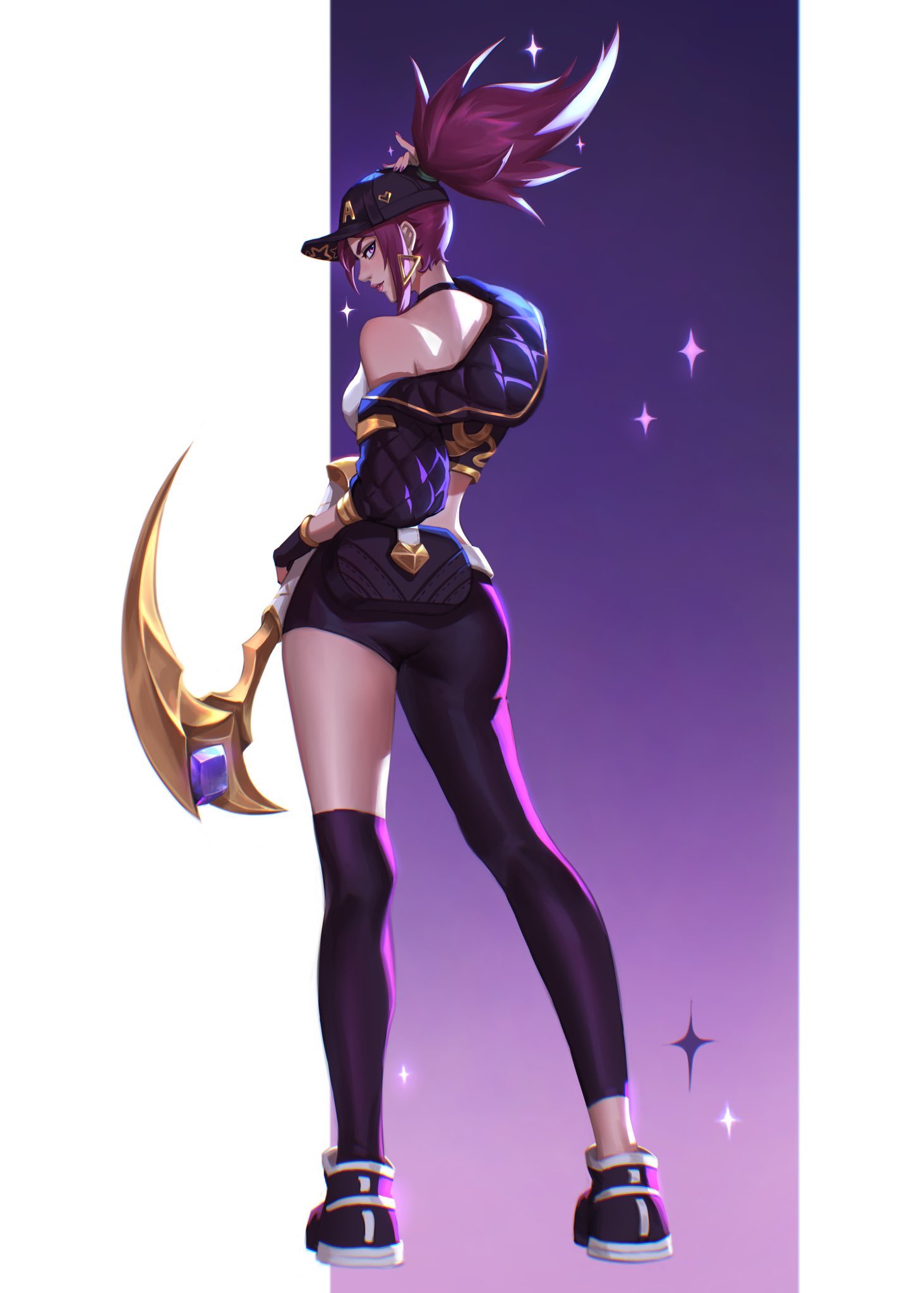 KDA 阿卡丽初代（cr:wenzuki）英雄联盟
