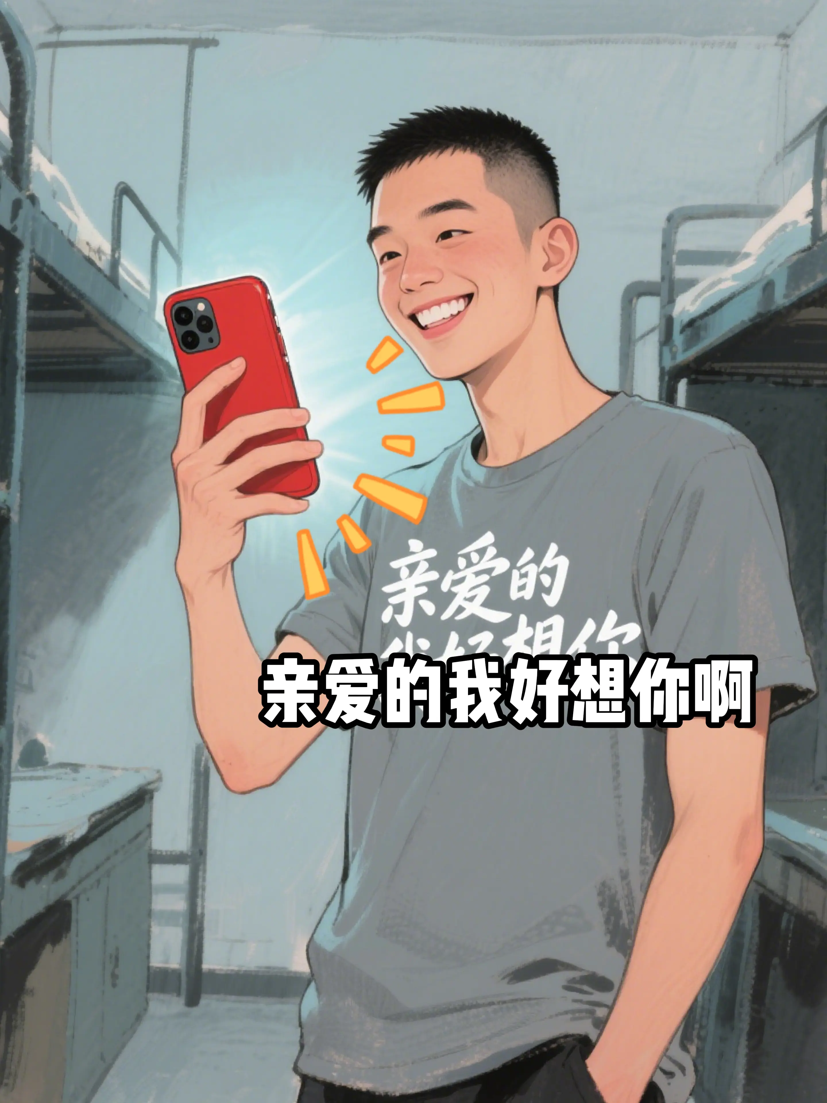 当我谈了一个女班长。