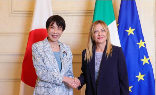 意大利不表态，日本失望，当地时间6月15日，高市早苗满怀激动地奔赴意大利出访，虽