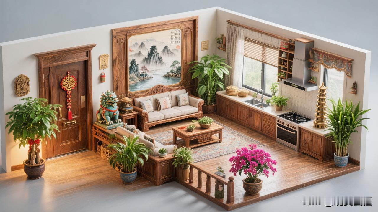 家宅风水30招，三分钟掌握古人智慧的精髓

核心一：守气口，纳祥瑞

家宅的“气