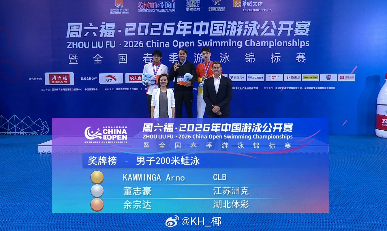 恭喜港姐夫，陪港姐来比赛没白来