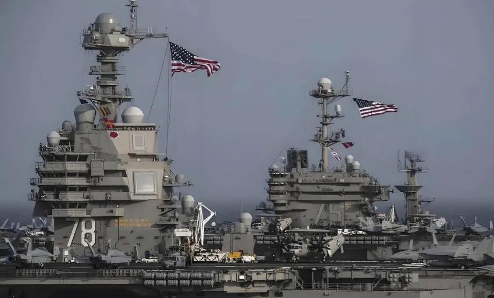 美国航母动不了，很多人以为是被伊朗的导弹吓住了，错了!真相是，白宫的刹车片被盟友