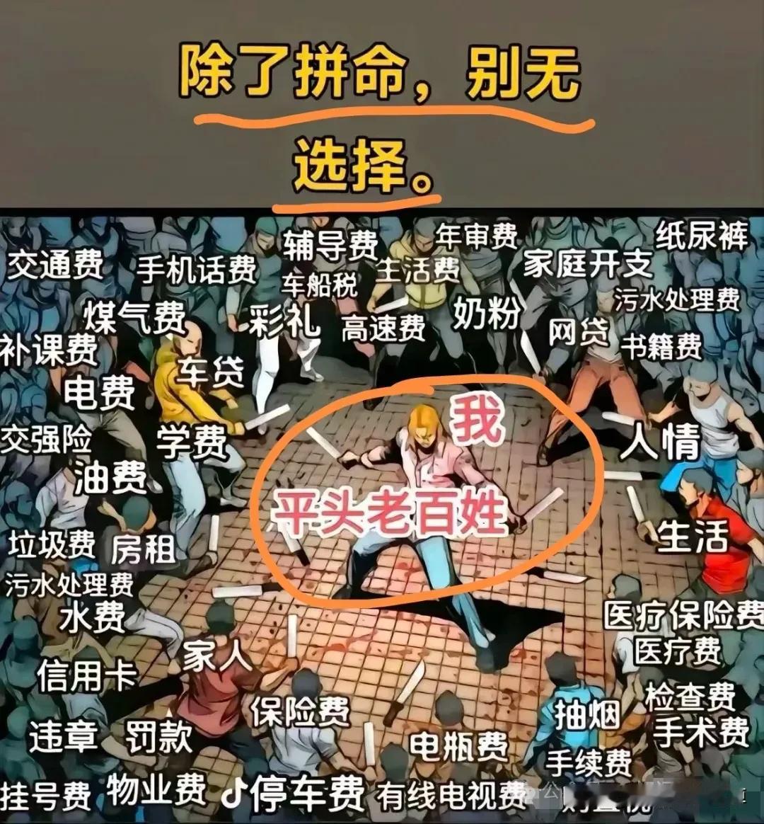 牛马们，起床了，起床挣窝囊费了
新的一天，窝囊费在等着我们
终有一天，我们会发现