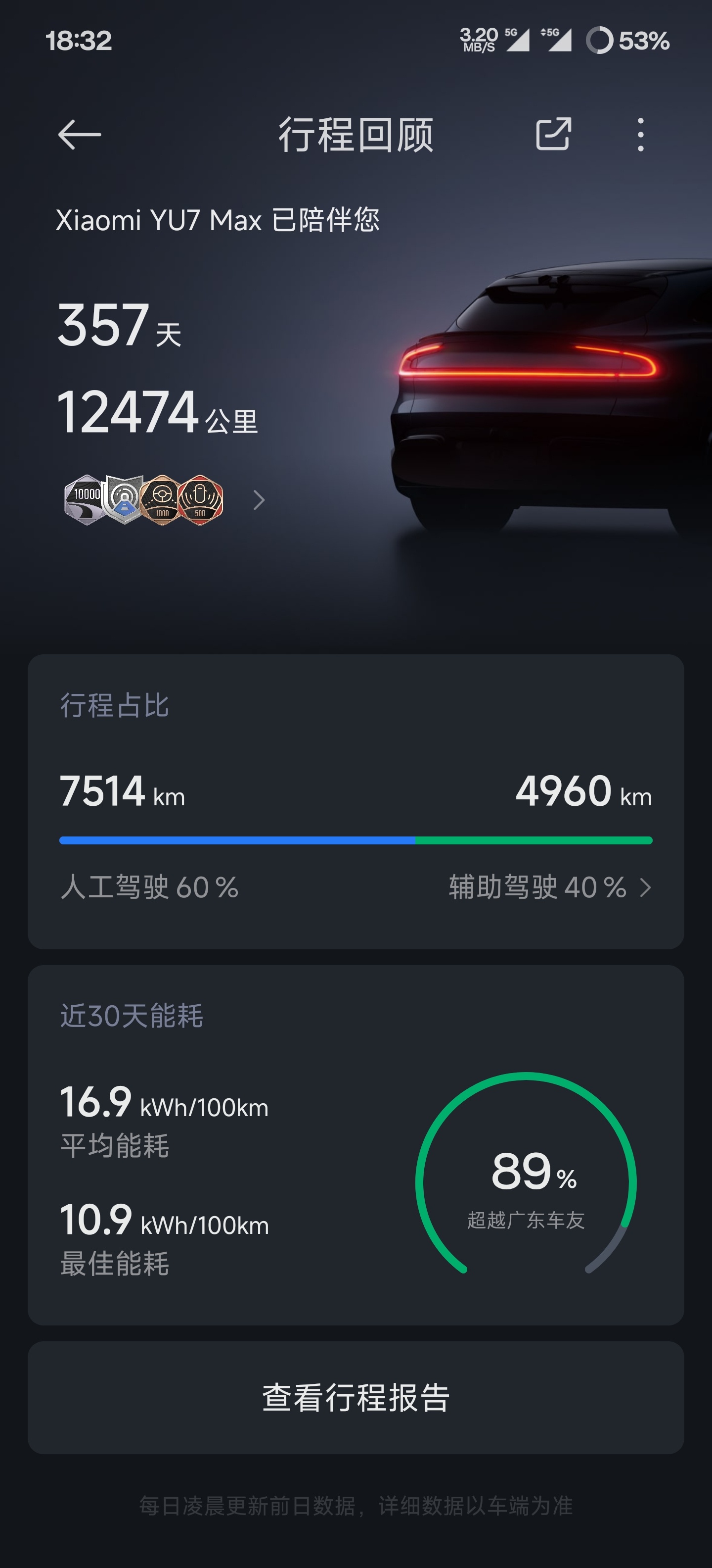 小米YU7 Max 开了一年了，今天保养，无忧包免费换了空调滤芯，HEPA 滤芯