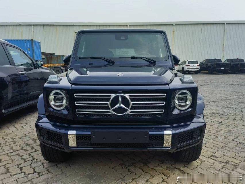 喜欢纯正v8最具性价比的g500急回款💰18523款 奔驰G500 蓝/黑车架