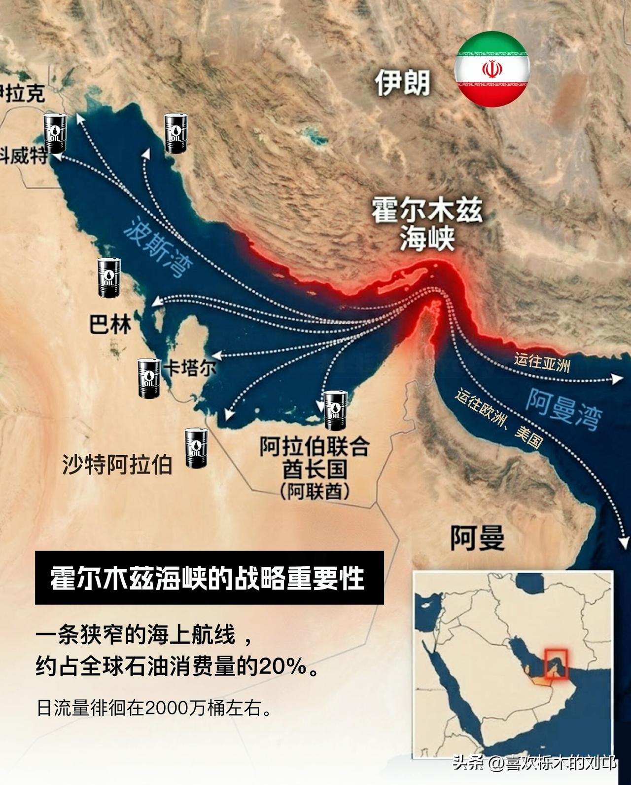 伊朗直接打出了终极王炸！
一句话，就把美以欧的能源喉咙死死掐住，连全球经济的七寸