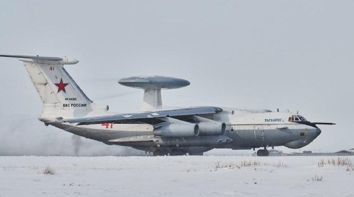 A-50U预警机

2017年3月7日，第4架现代化升级的A50U预警机（红色机