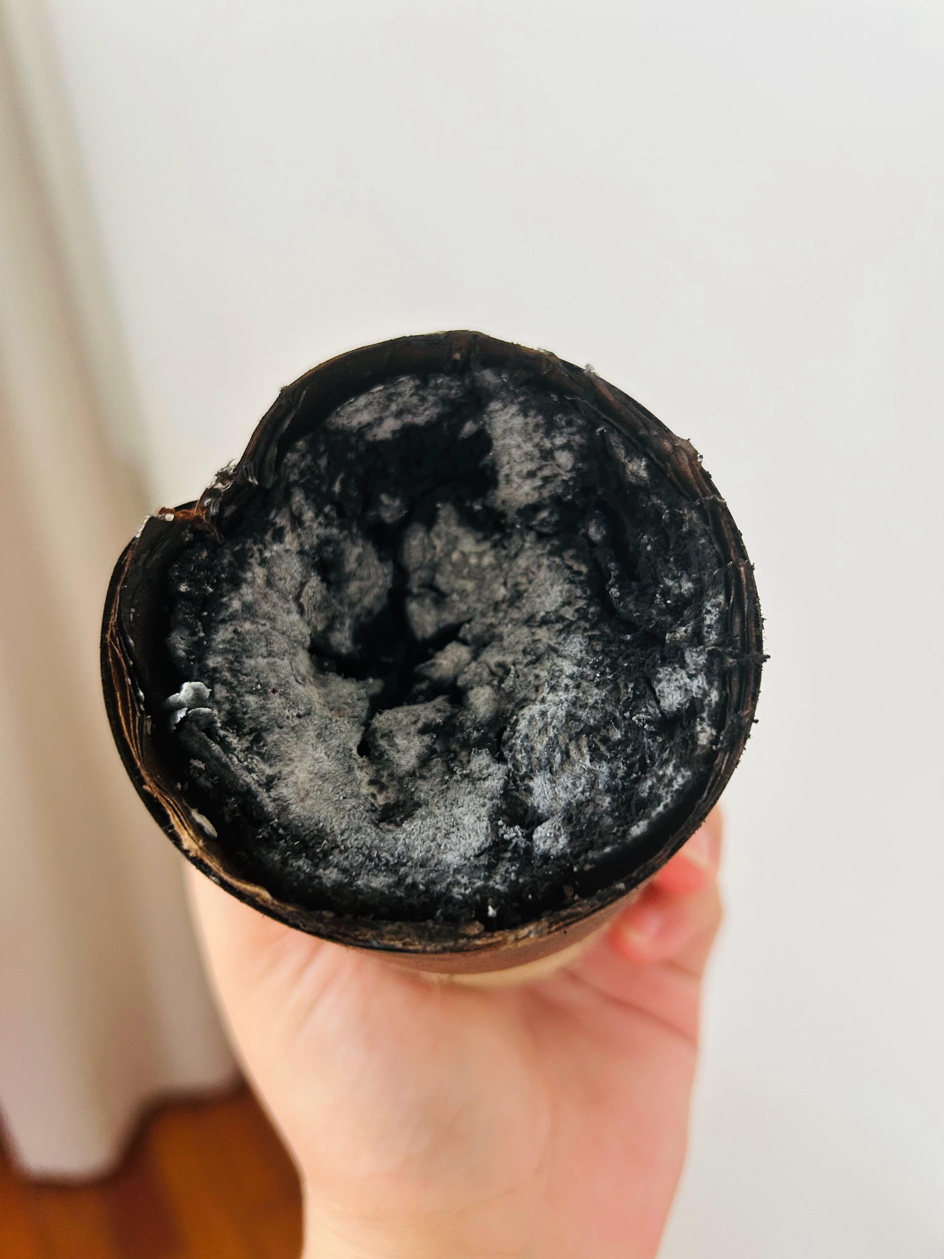 70mm艾条，艾灸打卡，艾灸的后背督脉，一灸上身体就舒服很多了