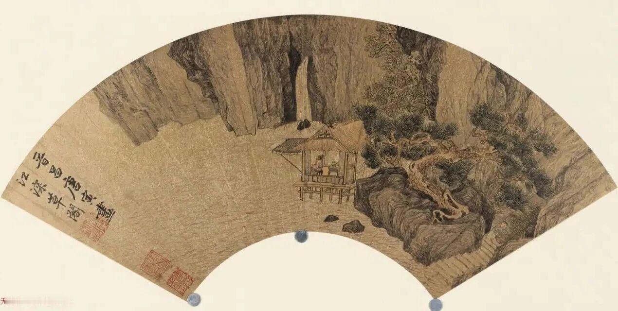 唐寅 扇画 ​​​