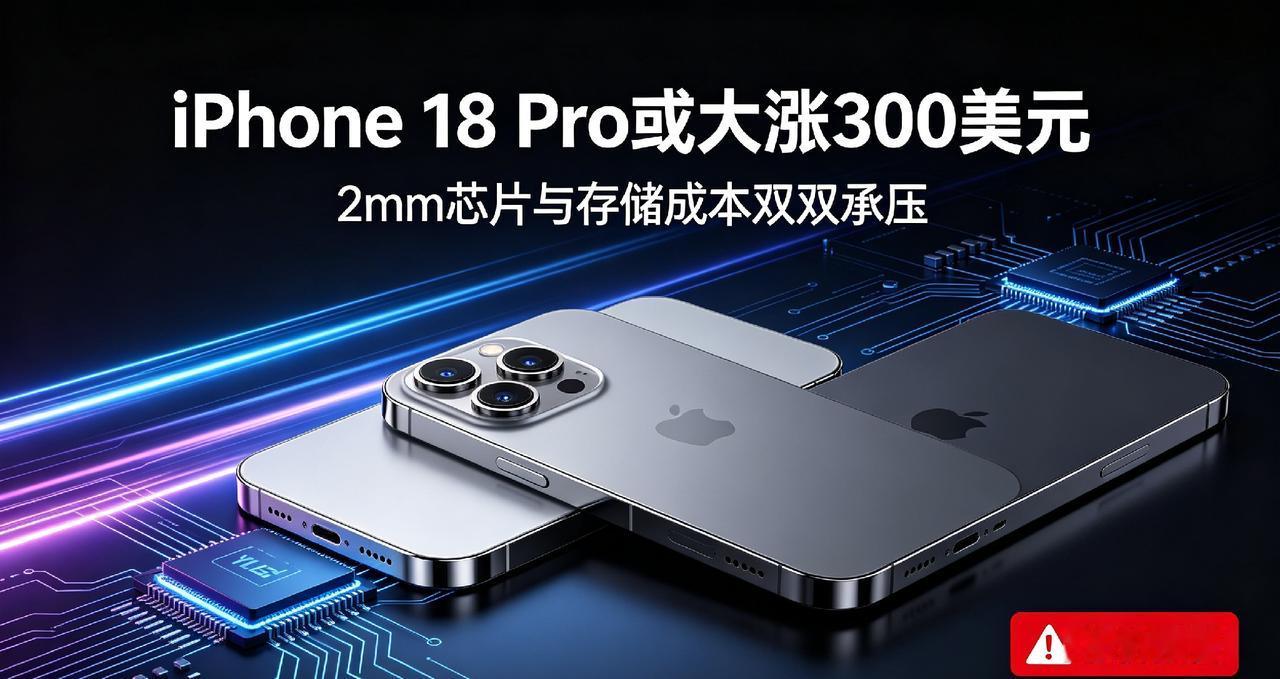 涨价预警！iPhone18 Pro或大涨300美元，还值得入手吗
 
果粉要做好