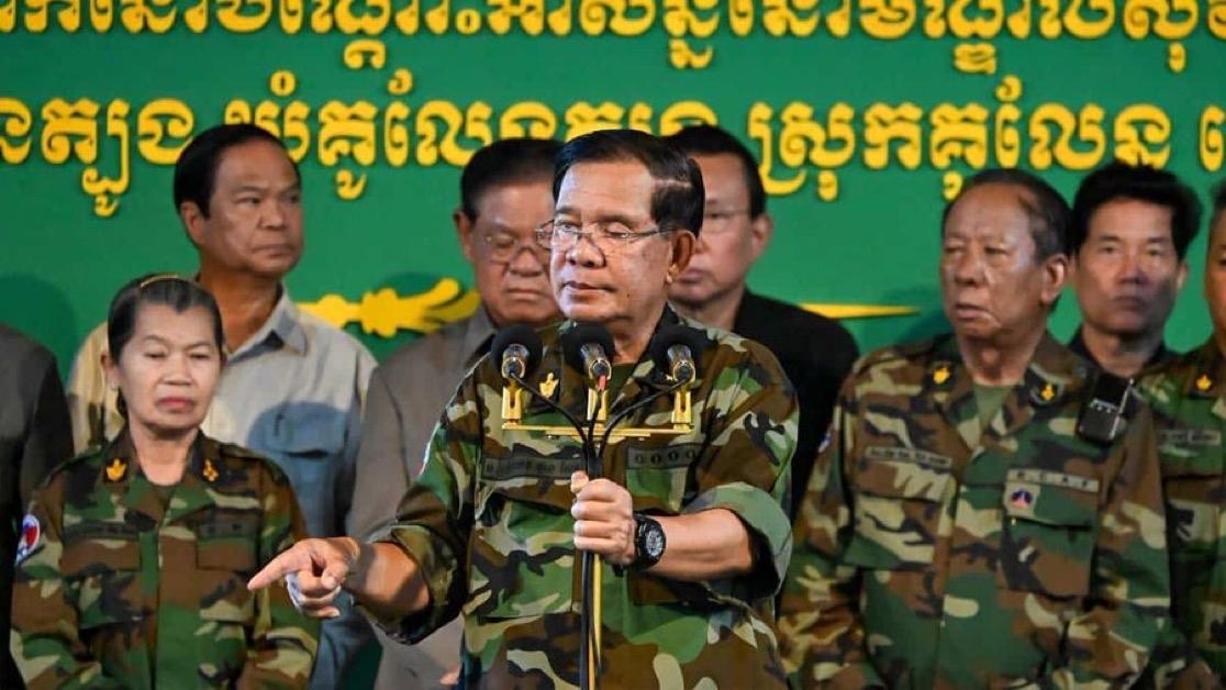 柬埔寨参议院议长洪森表示，他已取消工作安排，直接与首相洪玛奈协调，监督柬埔寨皇家