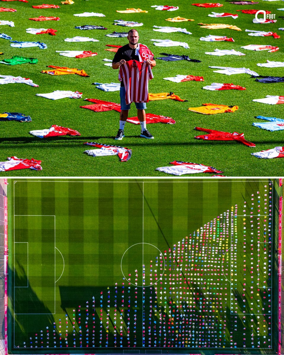 壮观丨个人收藏的1146件摩纳哥球衣来自Julien Bouron