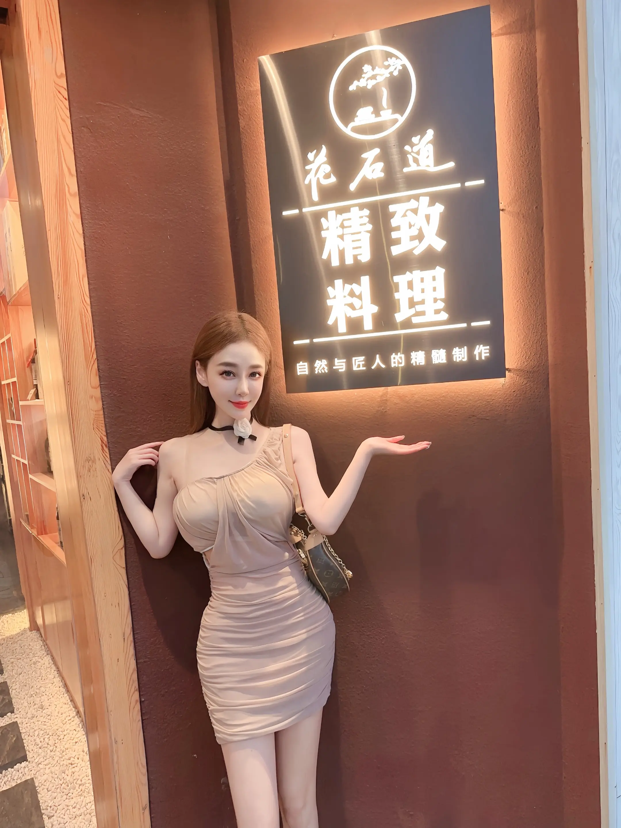 于「花石道」开启舌尖奇遇✨。着和服，品日式风情。入座，刺身、炙虾、和牛...