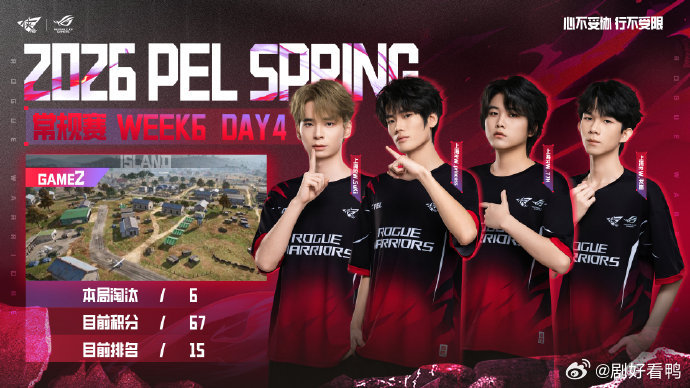 PEL春季赛第六周冠军之夜PEL春季赛越打越精彩💫坐等最终决战，看谁能拿下这周