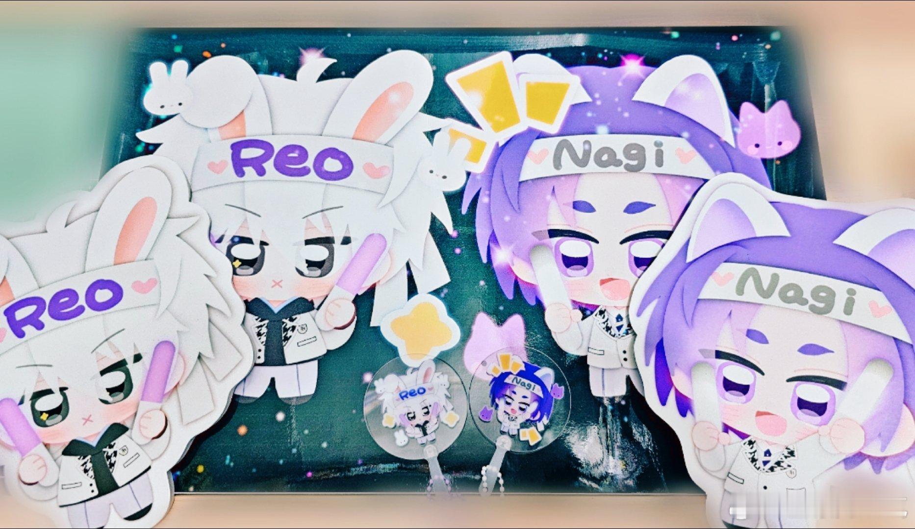 #凪玲[超话]# REO激推的凪和NAGI激推的玲[酷]#凪玲# 白宝最强应援组