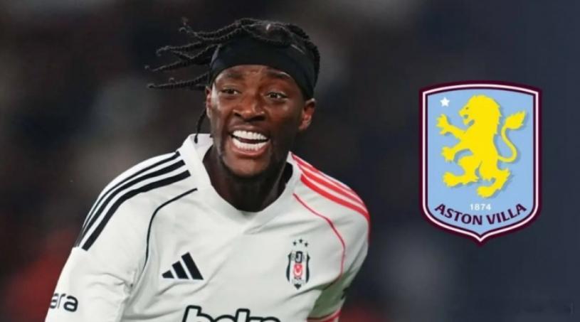 《每日邮报》报道，阿斯顿维拉官员周一飞往伊斯坦布尔，试图敲定引进贝西克塔斯前锋亚