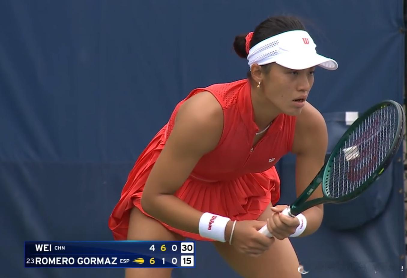 美网2025 女单资格赛第二轮🇨🇳韦思佳4-6/6-1/6-1🇪🇸罗梅罗