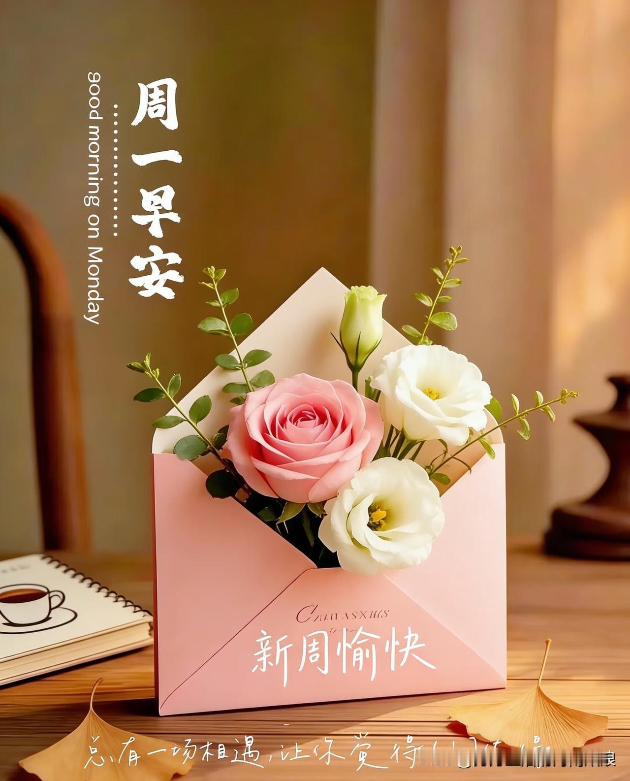 新的一周正式开启，收拾好心情，放下上周的疲惫与烦恼。不必急于求成，一步一步慢慢来