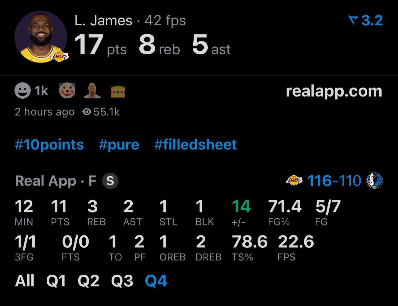 我就看了几分钟看的时候湖人落后10几分看完湖人领先独行侠6分赢球 湖人vs独行侠