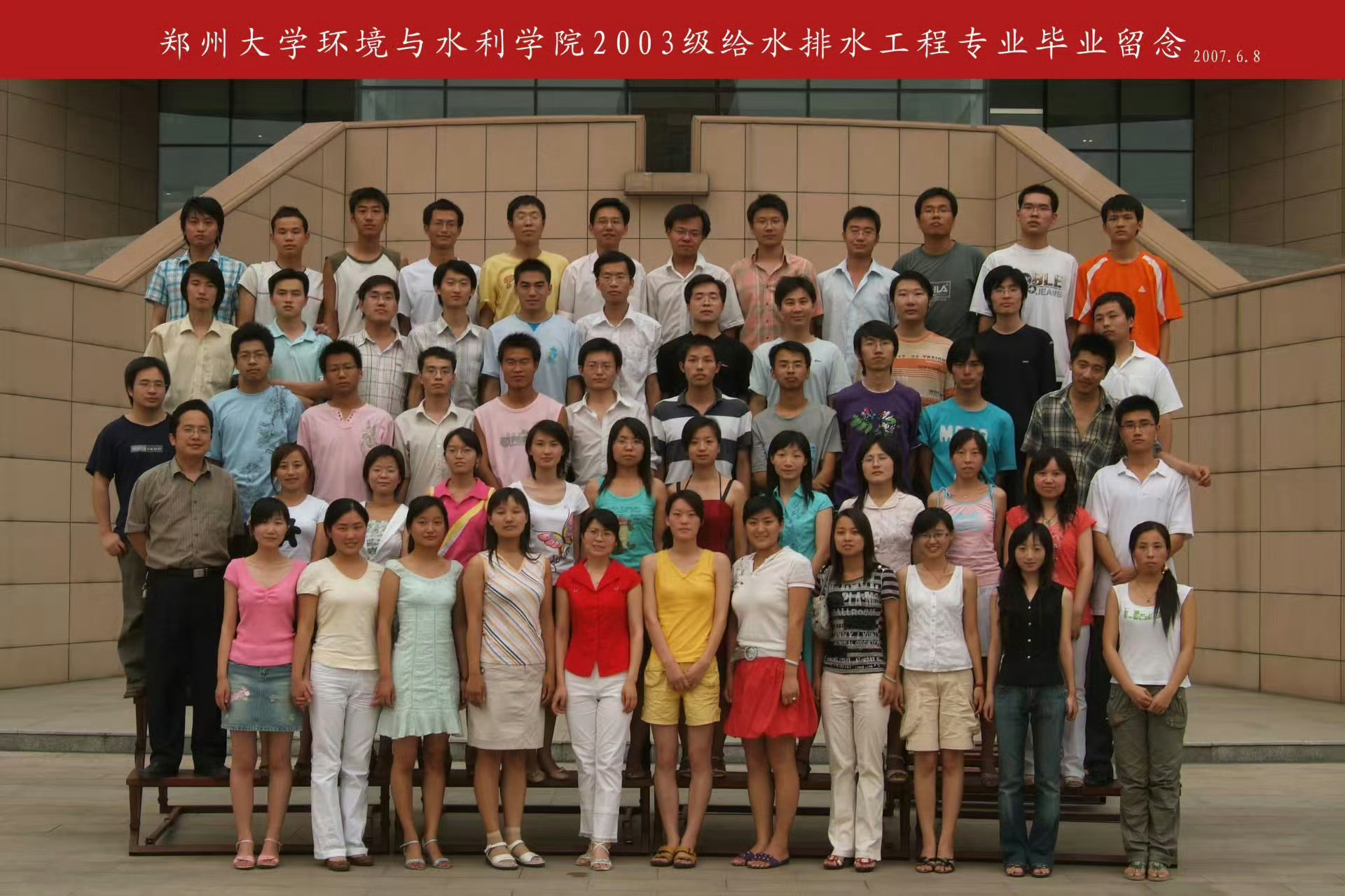 张雪峰在郑州大学的毕业合照，这么多人，你能一眼找到他吗？ 