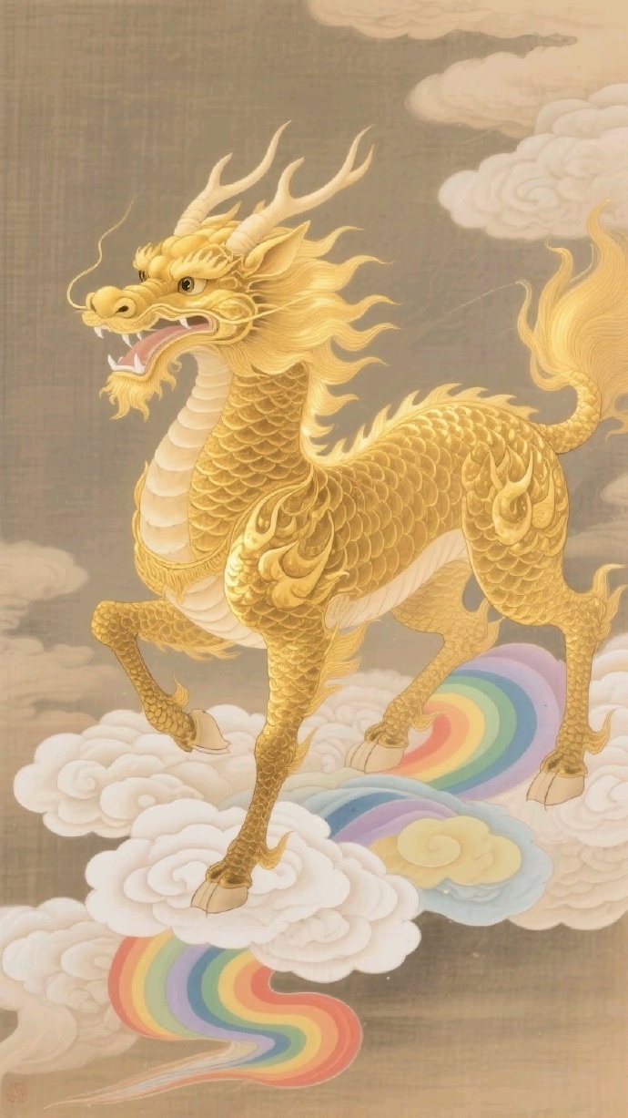 麒麟是中国传统祥兽，有护宅和招财进宝作用。运势