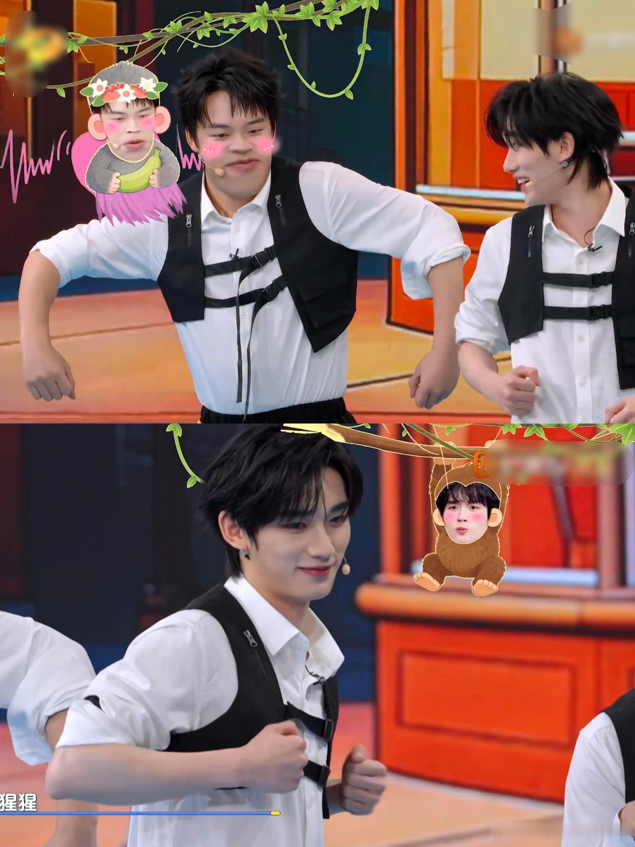 你好星期六  谁来管管这俩有没有人管管这俩！米饭喷一屏幕，差点呛私我猩猩和母猩猩