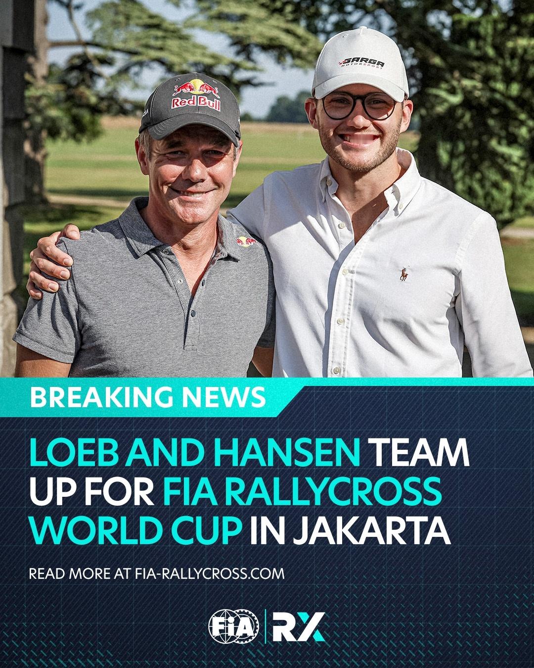 勒布确认出战FIA Rallycross世界杯~九届WRC世界冠军塞巴斯蒂安·勒