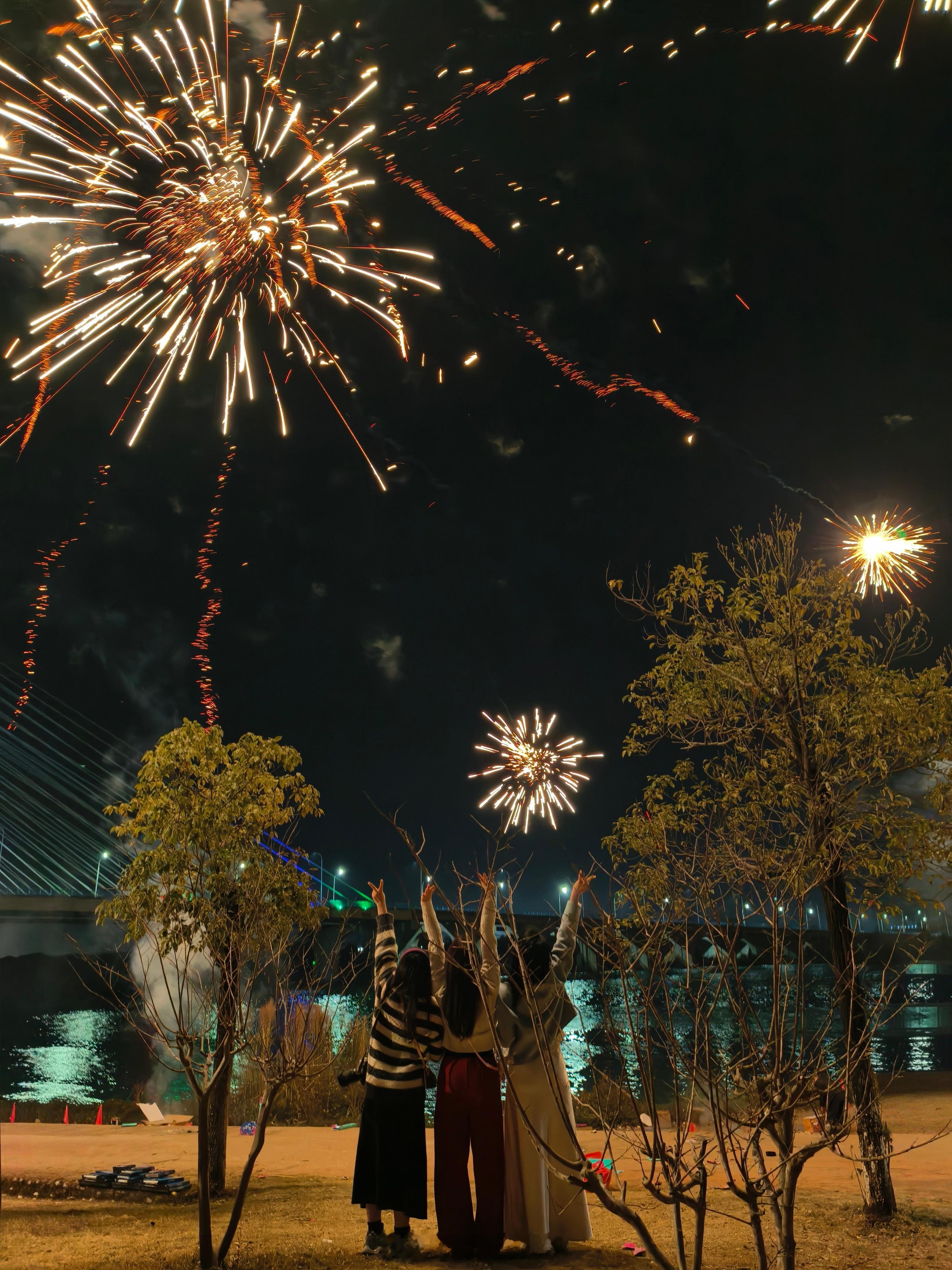 vivo X200 Pro 夜景拍照很强昨晚给她们三姐妹拍照📷人文相机随手一拍