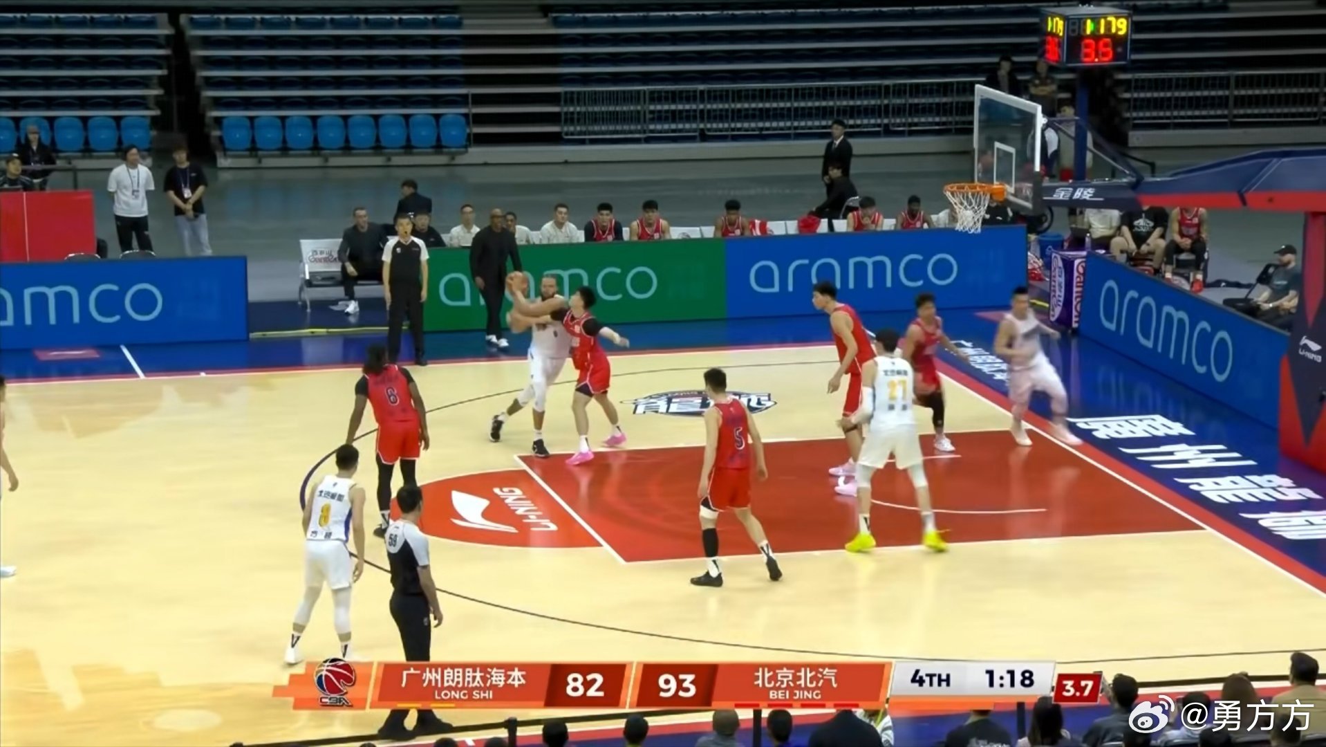 龙狮男篮vs北京男篮 双塔