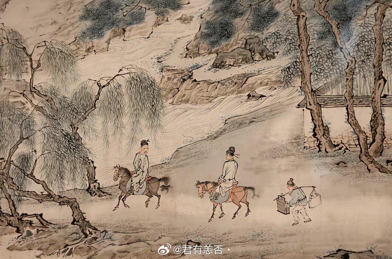 仇英《江南村图》如果拍卖为真迹，那8800万，属实捡漏了。后面还有文征明沈周等人