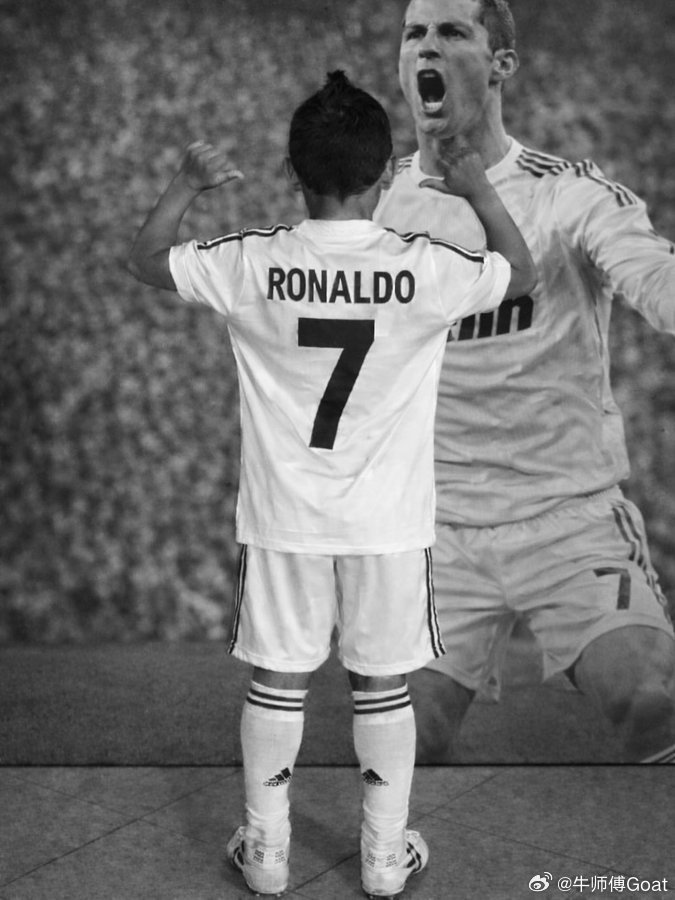C罗 阿根廷和利雅得体育球员 Luca lan Ramirez通过 Instag