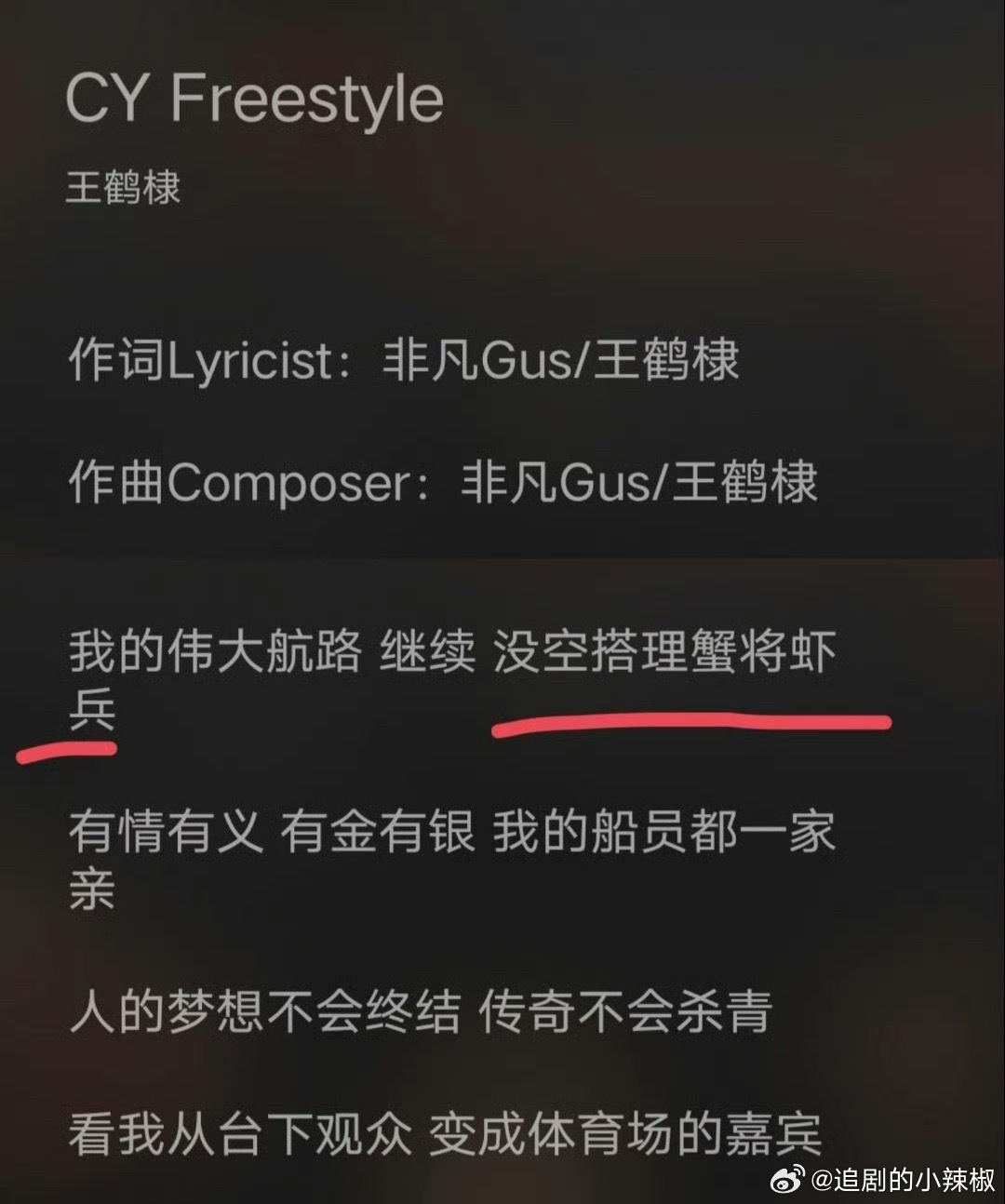 王鹤棣新歌歌词，各位怎么评？ 
