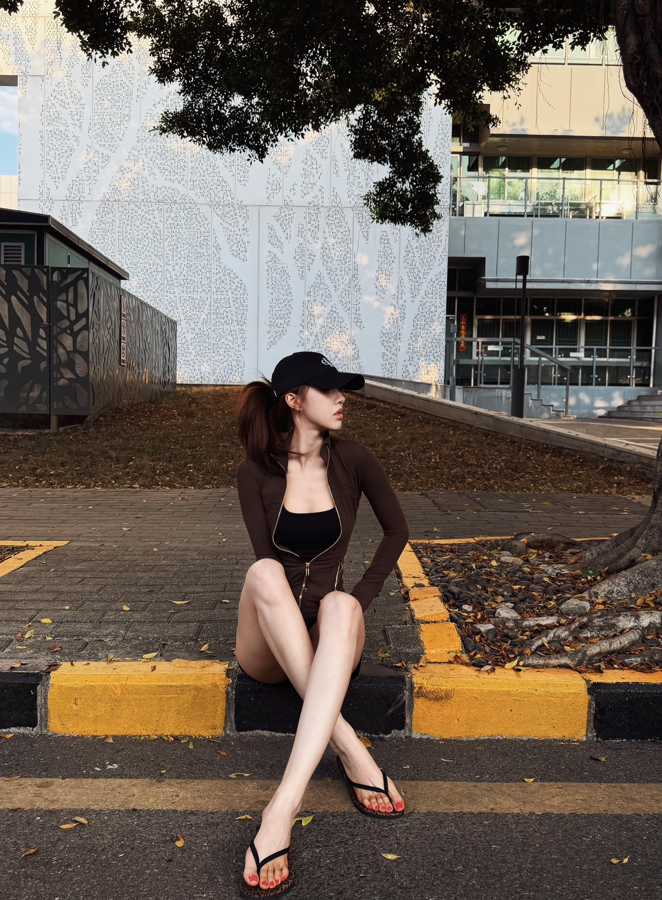 随意穿搭 自由感拍照 御姐拍照姿势 180大美女
