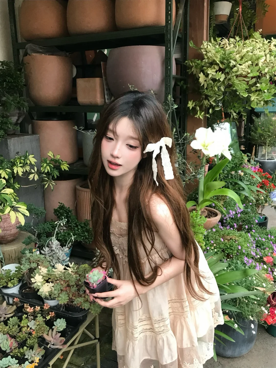 存一些花房拍照姿势🌸