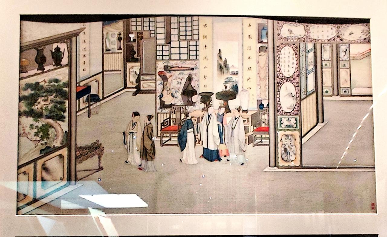 《红楼梦》彩绘画册真跡展
   ″绘梦三重缘一一辽宁与红楼梦文化″展，在《沈阳博
