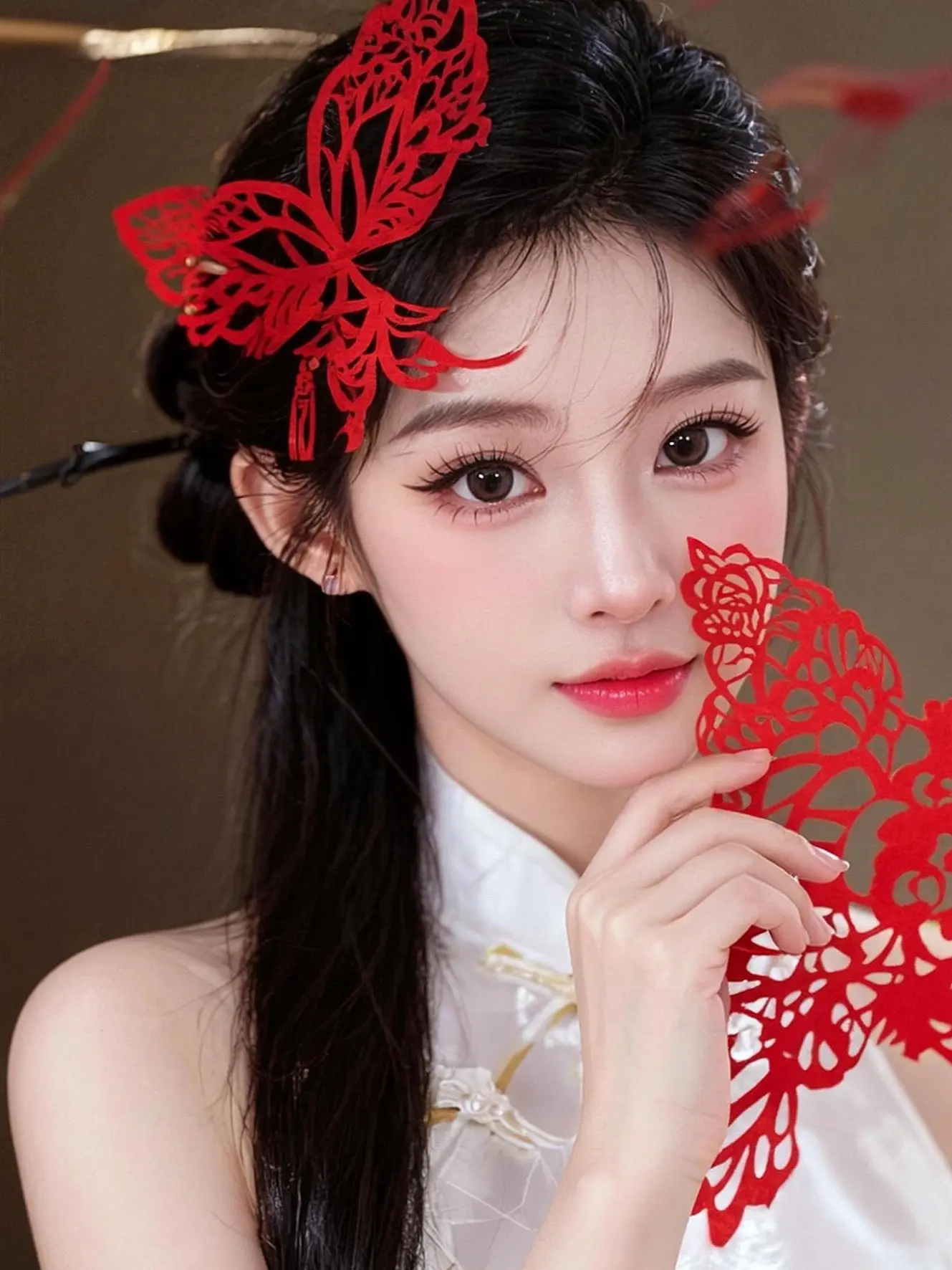 新中式加剪纸 清冷感写真