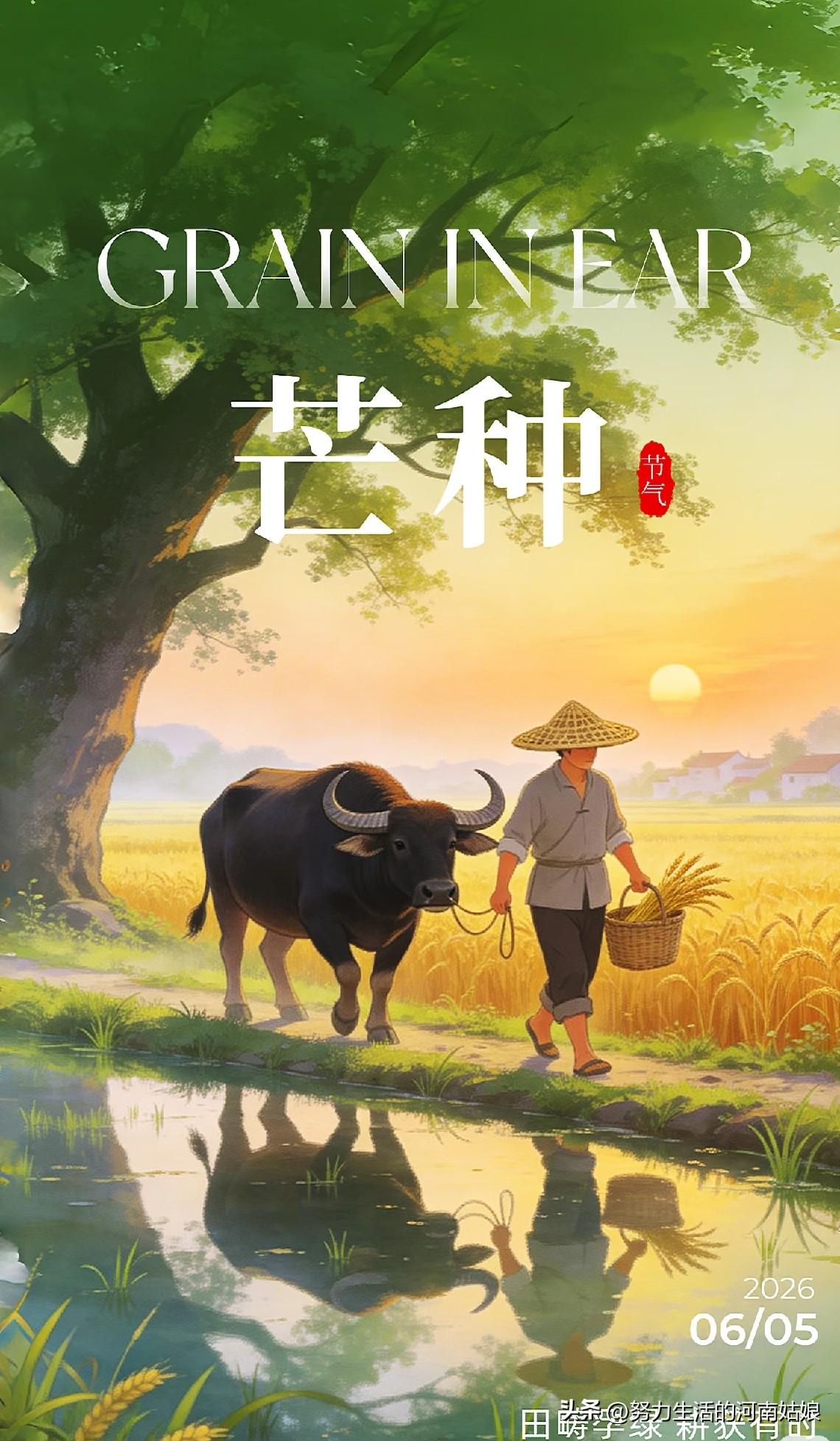 今日芒种！瞬间读懂生活真相
 
今天芒种，一年最实在的节气来了！
 
越来越觉得