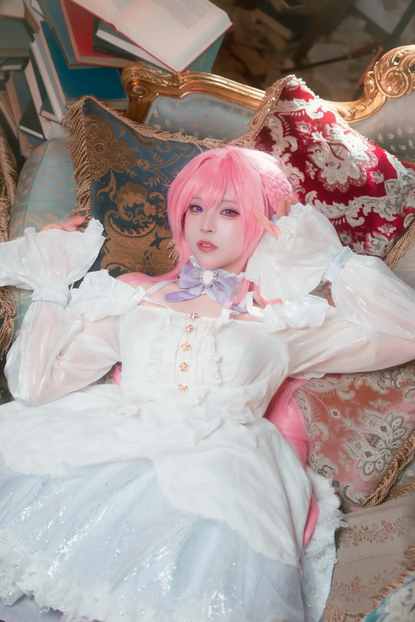 nikke nikke胜利女神 妮可的狗子 花嫁cos 漫展返图