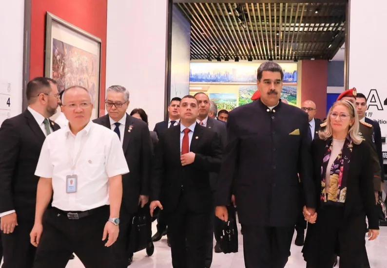 中国人民的好朋友来了。
委内瑞拉总统马杜罗，应邀于9月8日来中国进行国事访问，这