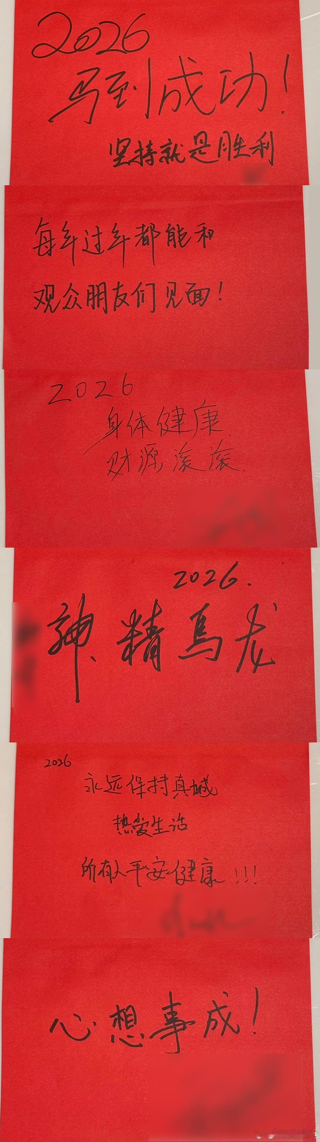 内娱艺人的心愿都这么朴实吗艺人新年心愿根本不是爆红顶流，全是健康平安的实在话，和