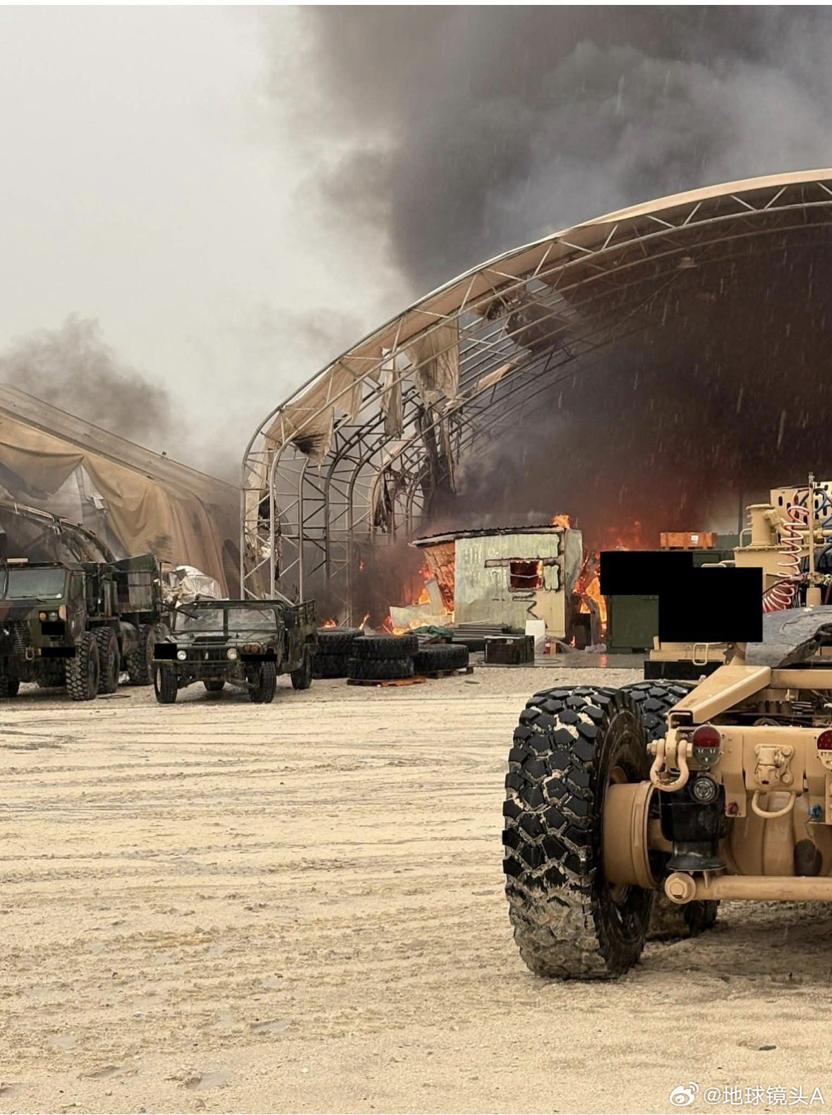 德黑兰发生巨大爆炸 中东传说位于阿联酋的一个美国 “爱国者” 防空阵地被伊朗导弹