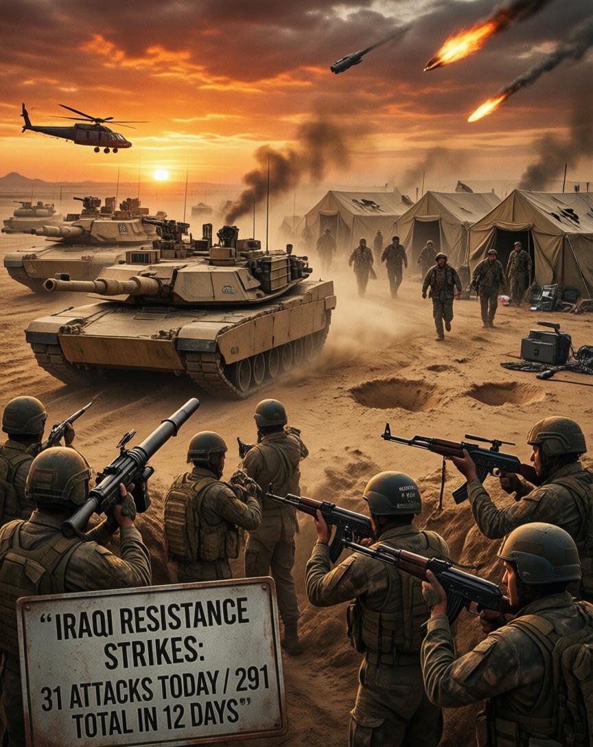 伊拉克那支“伊斯兰抵抗组织”，最近放了一份战报。

数字列得很细：3月11号一天