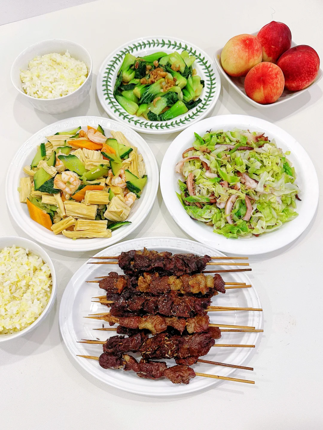 在家吃饭🍚没有羊肉串的夏天是不完整的🍢