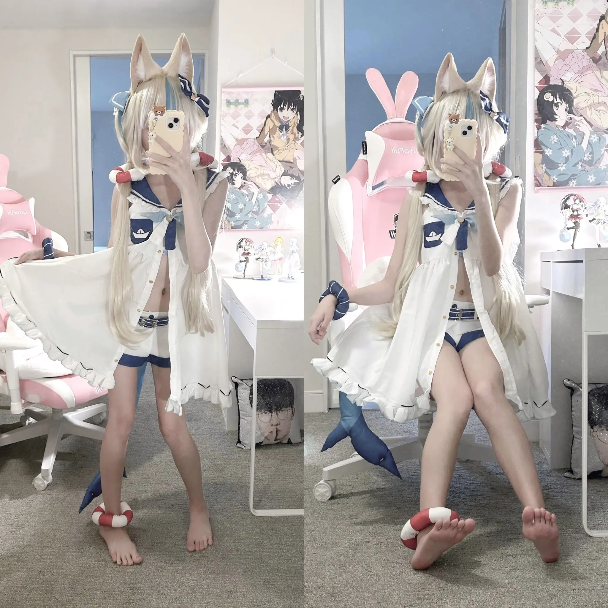 二次元 萝莉 saba Vtuber cos