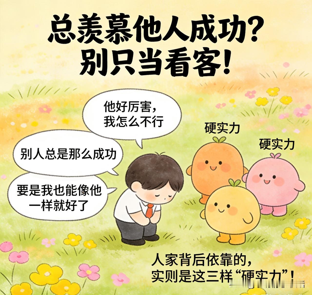 成功靠的是自己,自己靠的是什么? 
成功并无秘诀，自身强大才是王道！这三样东西不